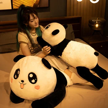 Animacinių filmų Minkštas Panda Pagalvę Vaikus Lydintis Minkštas Panda Baby Home Didelis Pagalvę Dovanų Lėlės Мягкая подушка в виде панды