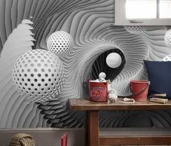 beibehang užsakymą Šiuolaikinės Orb erdvėje išmaišykite Photo 3D Sienų Tapetai Kambarį dekoruoti Miegamojo 3D tapetų namų dekoro