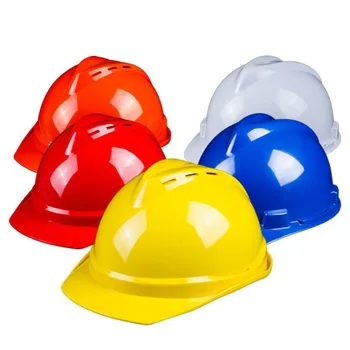 Darbuotojas PE Plastikinės Izoliacinės Medžiagos Raudona Geltona Darbo Saugos Galvos Apsauga, Saugos Šalmas Dirbti Sunku Skrybėlę Bžūp