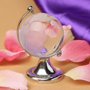 Mini turo pasaulyje pasaulio žemėlapyje kristalų stiklas skaidrus stovas stalo dekoracija dovanos